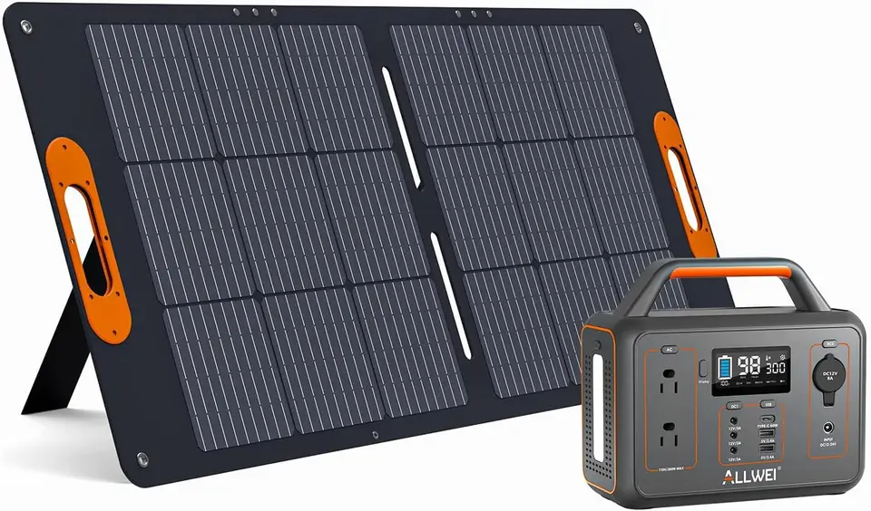 300 W solárny generátor so solárnym panelom 100 W zahŕňal prenosnú elektráreň 280Wh s batériou na výrobu portu USB port USB