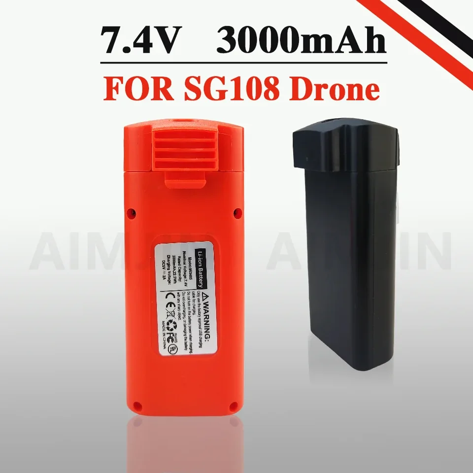 3000 mAh 7,4 V RC batéria pre SG108 SG-108 DRONOVÝ KVODKOPTER NÁKLADNÉ ČASŤ ČASOVÉ VÝSTAVY DRONE LI-POLYMER batérie