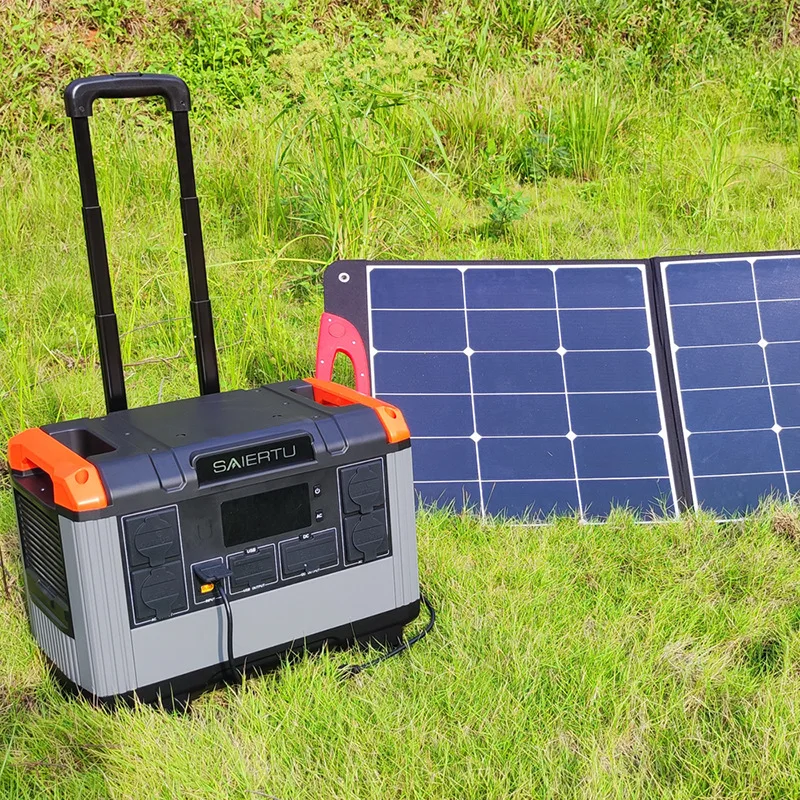 3000 W solárna generátor 2688WH Elektrálna stanica s 18 V 400 W skladateľný solárny panel Kompletná súprava Set Systém Núdzové napájanie