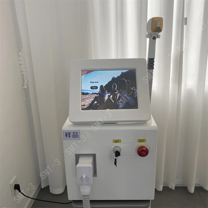 3000 W výkonný Alexandrite Ice Platinum laser Epilator Profesionálny diódový laserový stroj trvalý remover vlasov pre ženy stroj