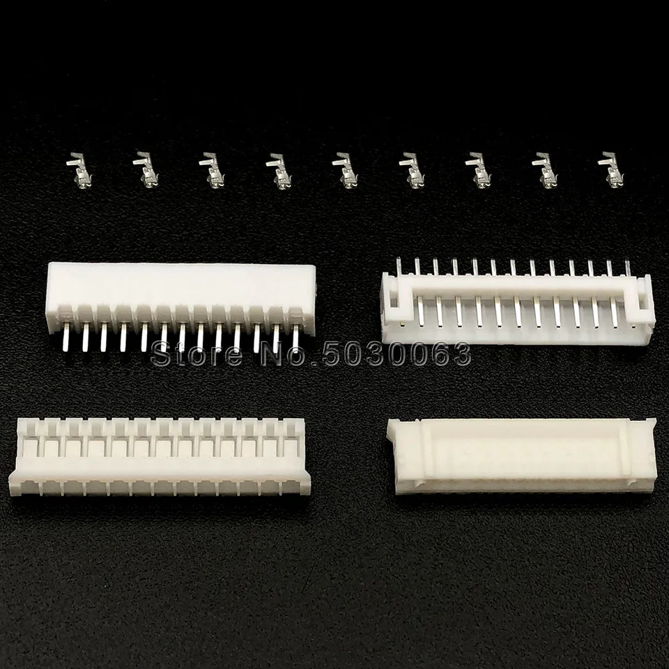 300ks = 20sets Ph2.0 2,0 mm ihrisko 13p 13P 13 pin samcov samica terminálovej súpra