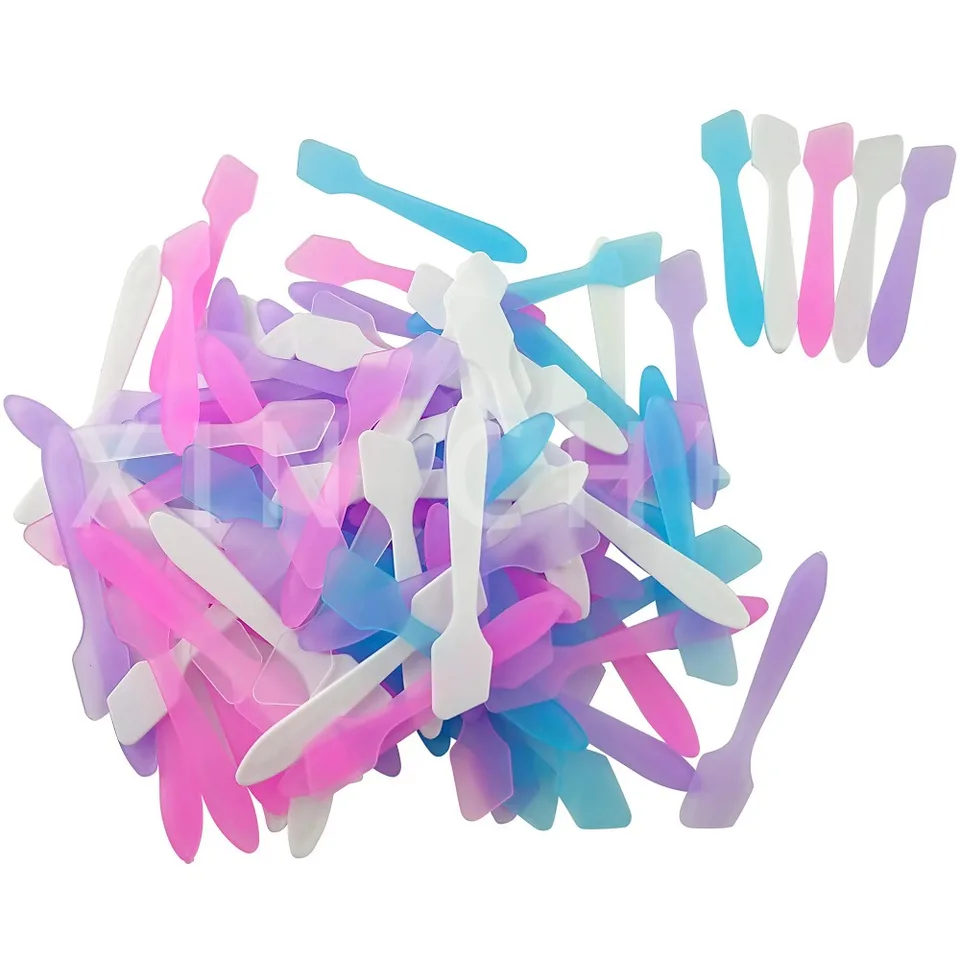 300ks Mini kozmetické kozmetické močové moke s krémovou masku masku Spoon Cosmetic Scoon DIY make -up náradie smotanovú palicu Krásne nástroje Nástroj
