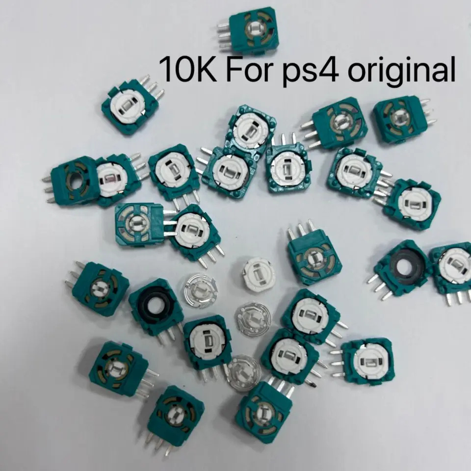 300ks/šarža Originálny 3D analógový mikropínač senzor pre PlayStation 4 PS4 3D Tumbstick Axis Reestory Potentiometer pre PS4 10K