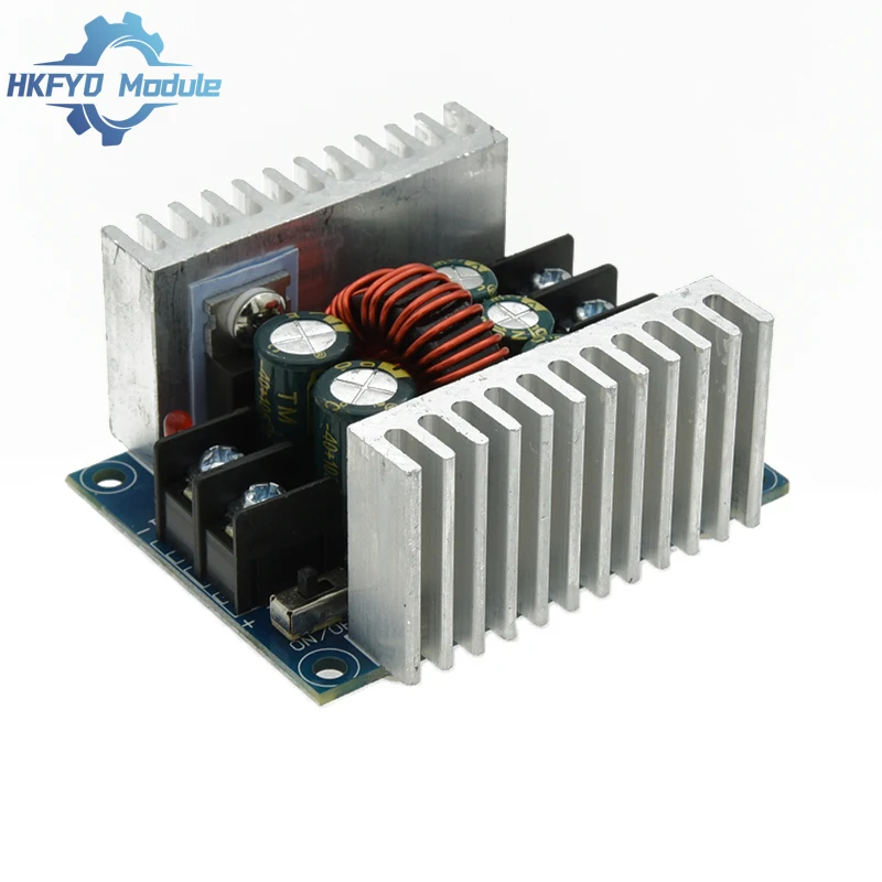 300W 20A DC-DC Buck Converter Krok Down Modul Konštantný prúd Vedenie LED Vedenie Kroku nadol Modul napätia Elektrolytický kondenzátor