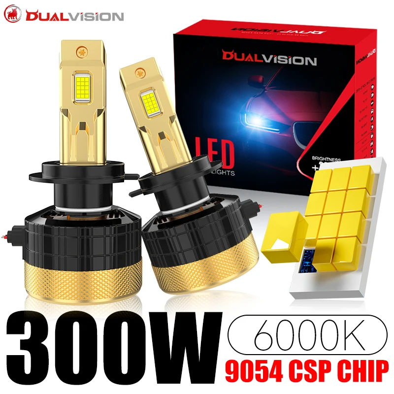 300W H1 H4 H7 LED H8 H11 H9 LED žiarovka Svetlomet Canbus Light Automobile Automobily 9005 HB3 9006 HB4 9012 HIR2 Turbo Car FOG LAMPS
