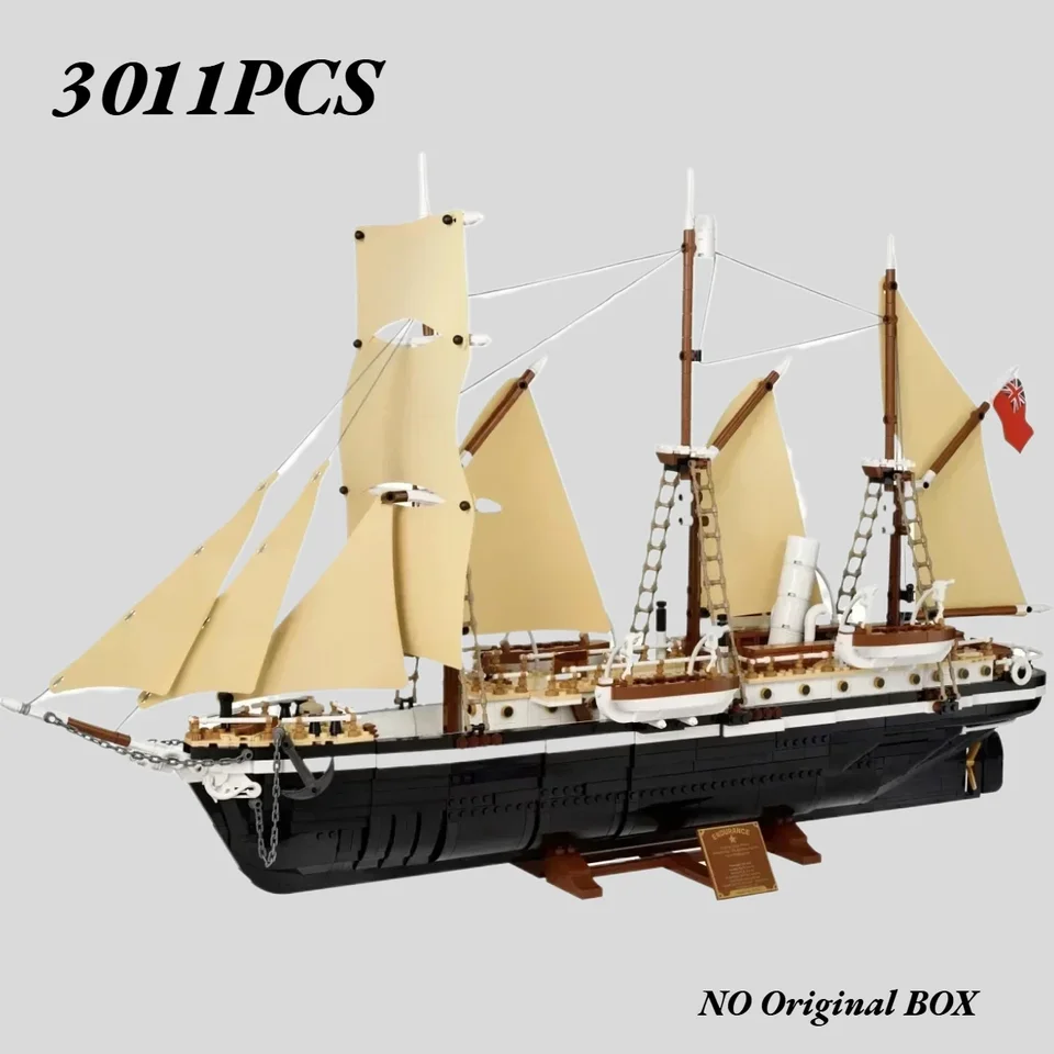 3011ks Nové ikony Fit 10335 Endurance Ship Model Building Blocks Kit Legendárna loď tehly pre deti pre deti