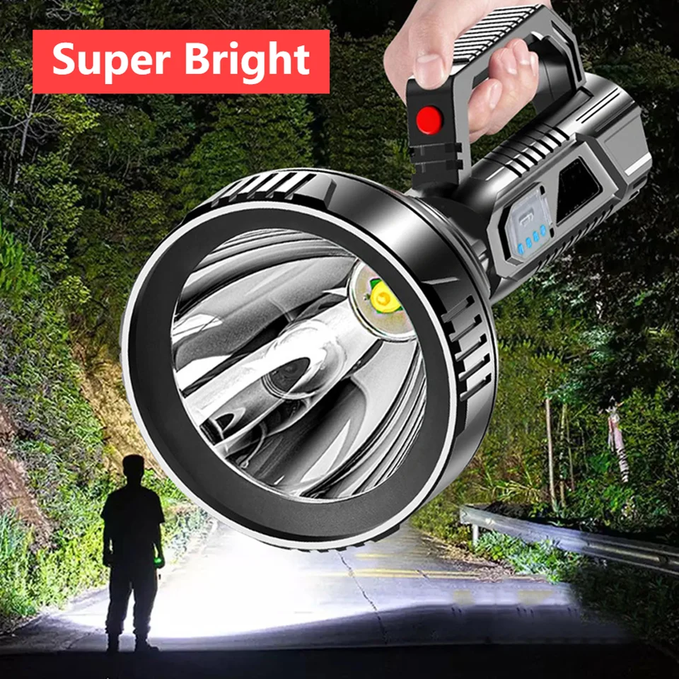 3030Led High -Power LED baterky Nabíjateľné kempingové reflektory s bočným svetlom 3 osvetľovacie režimy pre kempingové dobrodružstvo vonku