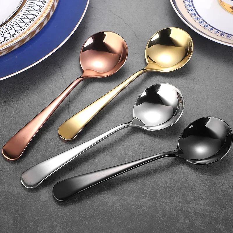 304 Nerezová oceľová čajová zmrzlina Dezert Spoon Cocktail Miešanie lyžičiek pre domácnosť podávací náradie kuchynské doplnky
