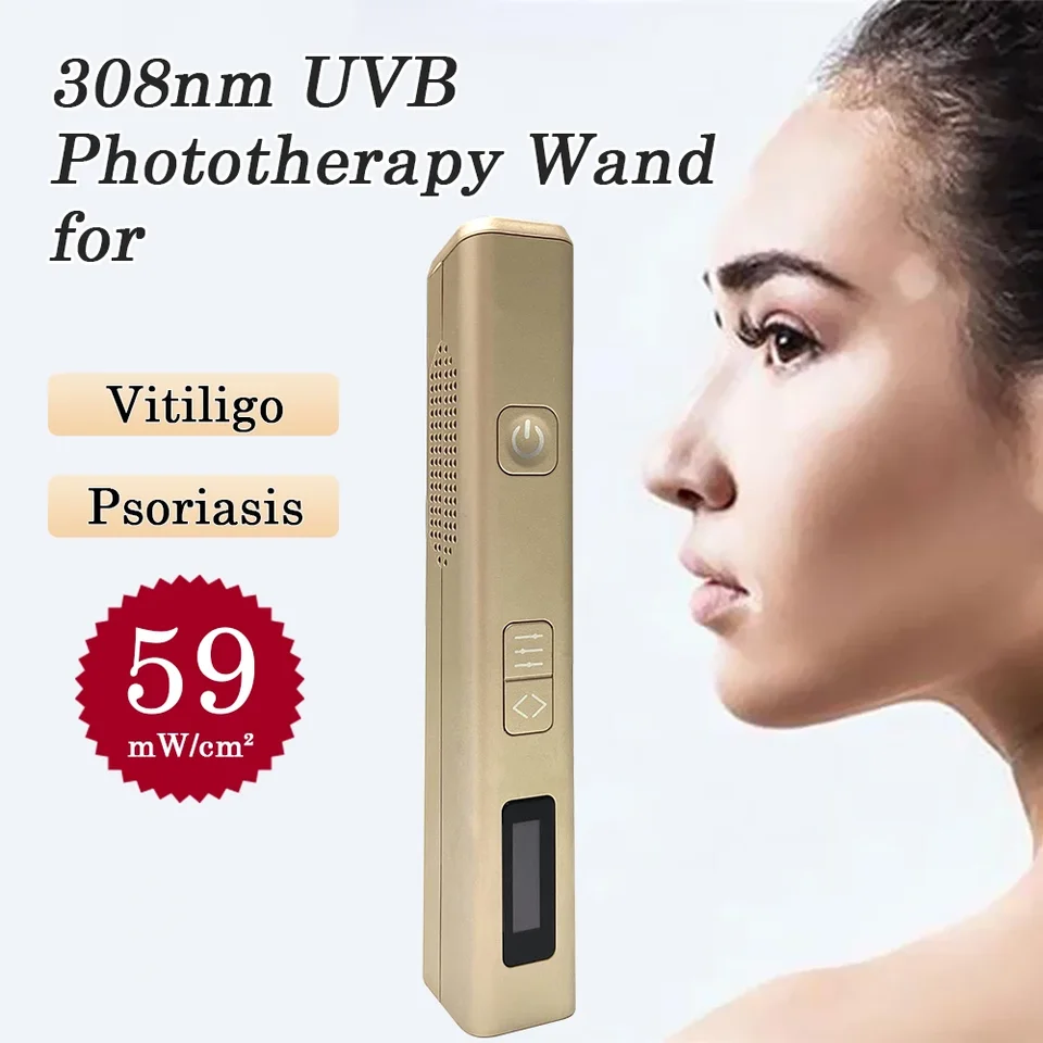 308nm UVB lampa s UV okuliarmi Vitiligo prístrojové fototerapeutické zariadenie