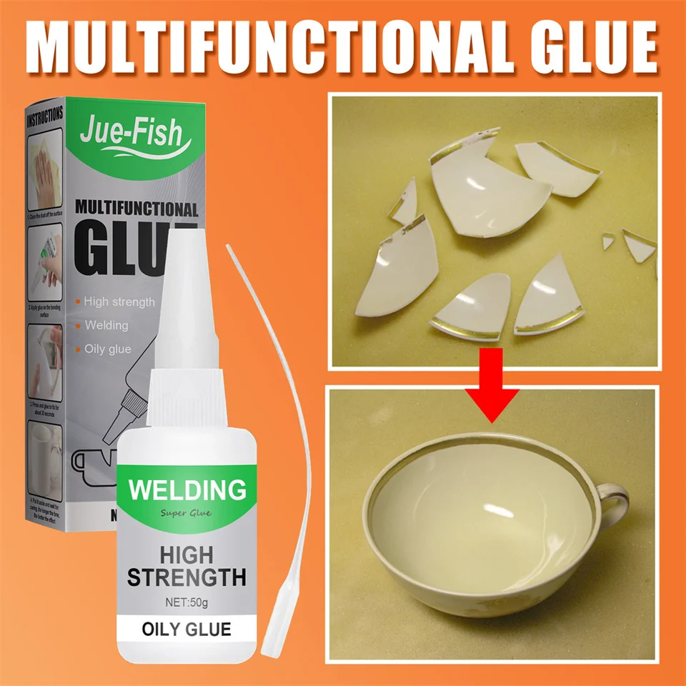 30g/50g vysoké pevné mastné lepidlo Zváranie spájkovacia činidlo Universal Superglue Mighty Instant Glue keramické kovové sklo Glue Glue
