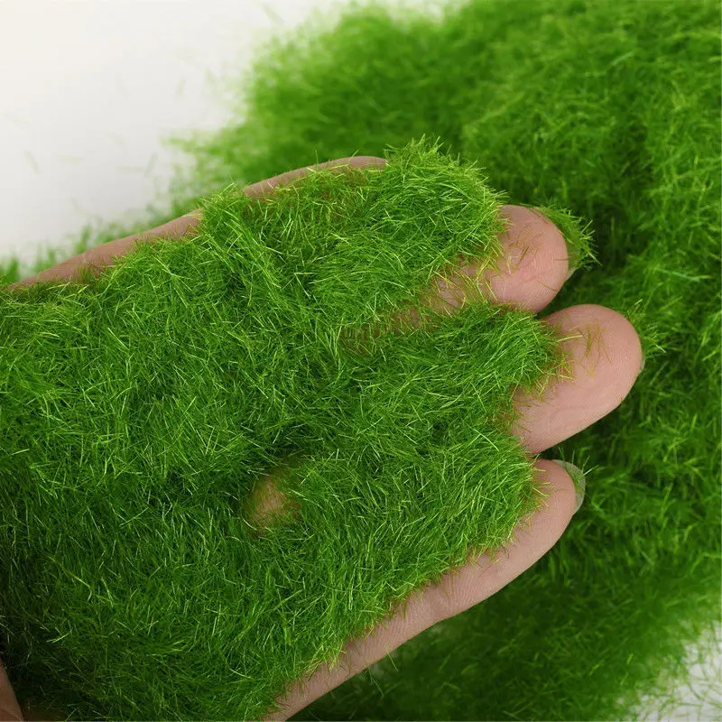 30G simulácia mikro-landôt Moss nylon zelená trávna prášok rockery bonsai trávnik na trávu Kamenné terénne úpravy falošná trávna dekorácia