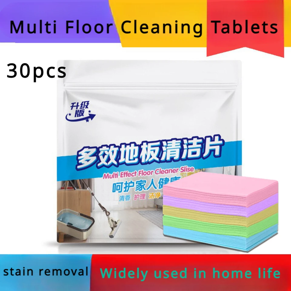 30ks na čistenie podlahy Tablety WC Cleaner Multi-Effect Domácnosť Vôňa Výkonná dekontaminácia čistič artefakt Home