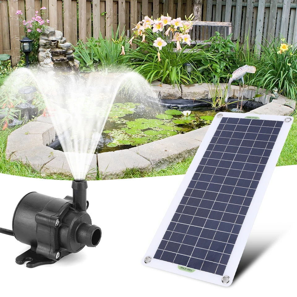 30W 800 l/h Vodné čerpadlo Záhradná dekorácia 18 V Mini solárny panel Vodné čerpadlo Systém Systém bazénu bazén Pond Bird Bath Fontain Decorácie