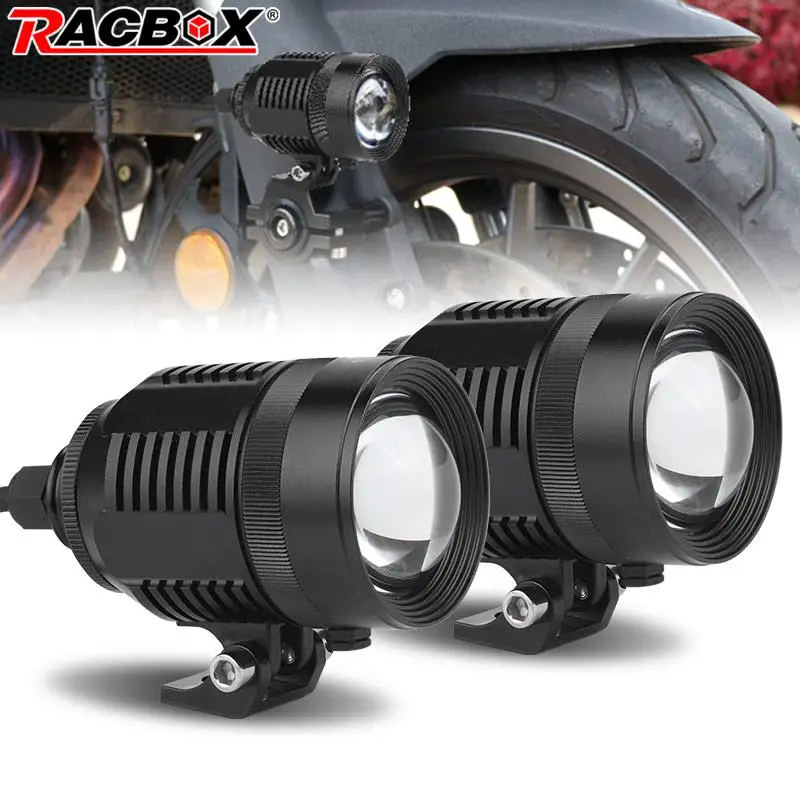 30W LED bodové svetlo 12V 24V 36V 48V 60V Motocykel integrovaný svetlomet 6000K nepremokavý pre Chopper Bobber Cruiser Scooter Light Light