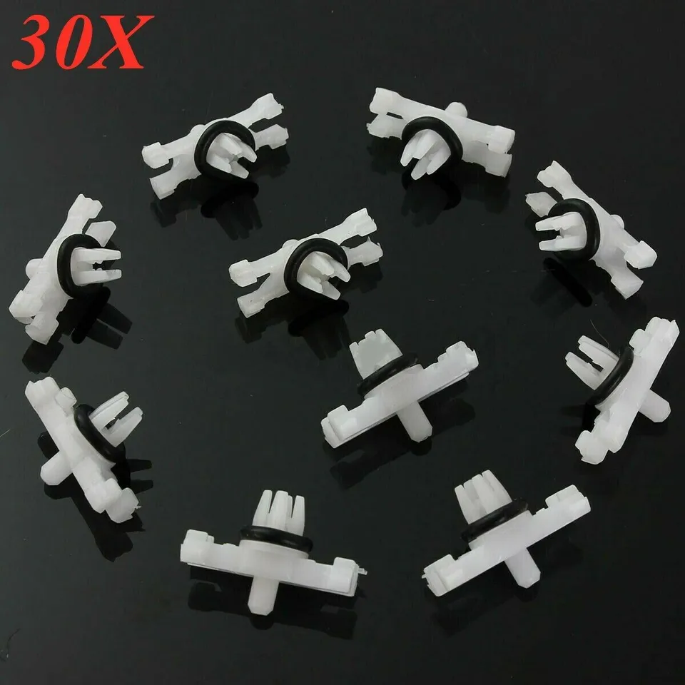 30x horná strecha dažďovej žľaby Tinking Tress Tinker Clip Clip pre BMW E46 51138204858 ORIC PANEL DOPLETNÝ KIT Kit
