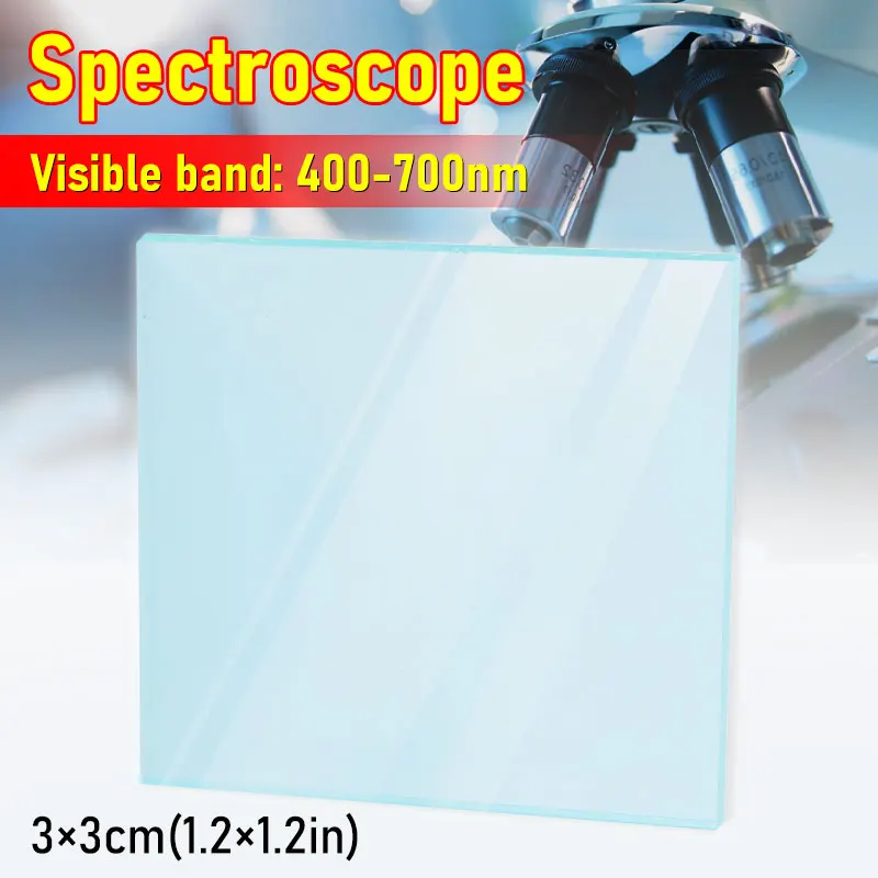 30x30x1.1mm 50r/50t Optický laserový laserový optický lúč štiepkový doska pre výučbu ľahkých kamerových laserových spektru Analýza prístrojov