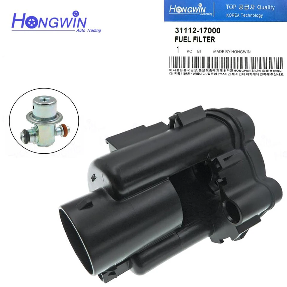 31112-17000 Palivový filter palivového filtra palivového čerpadla+regulátor vstrekovania paliva pre maticu Hyundai Getz 1,1L 1,4L 1,6L 35301-25000