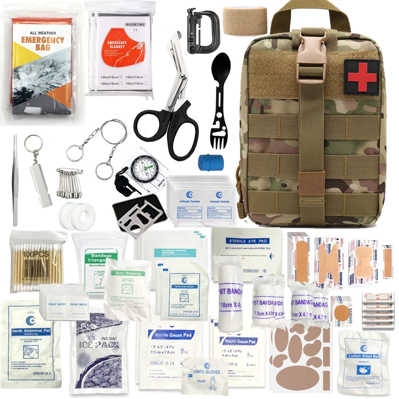 315 kusov Kit s prvou pomoci, Kit kemping taktického prežitia, poľovníctvo, turistika atď.