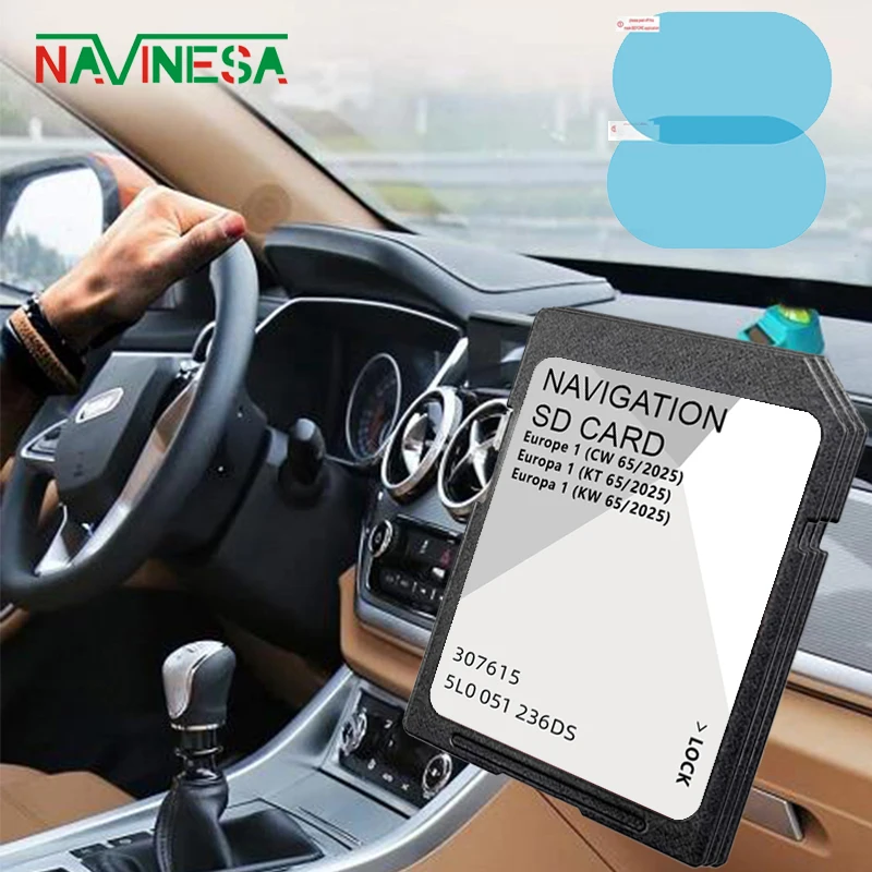 32 GB Nová navigácia pre Škoda Octavia III (5E) od 2015-2020 MIB2 GPS SD karta A1 2025 SAT 5L0051236DS NAV GPS