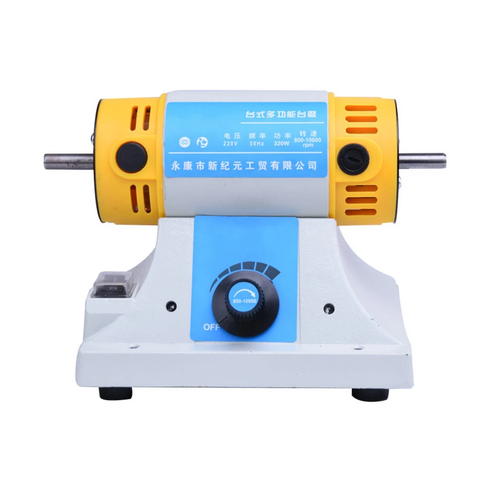 320 W stolové leštenie stroji vysokorýchlostná kamenná mlynina DIY Woodworking Jade šperky lavica latery grinding stroj na brúsenie