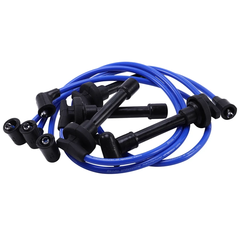 32700-PTO-000 Drôt na zapaľovanie, vysokovýkonný zapaľovací drôt pre Honda Civic del Sol 1992-2002 Blue