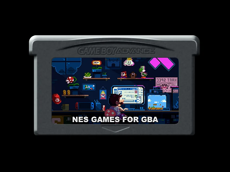 32bit Game Card: 163 NES Game for GBA (USA Verzia !! anglický jazyk !!)