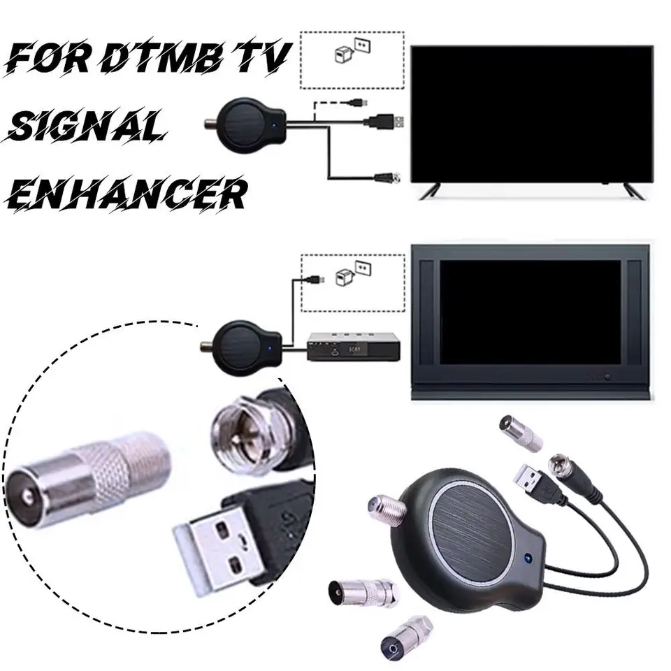 32dB LNA Gain USB HD Digitálna televízna anténa Typ zosilňovača Typ hlavy mužských dátových adaptérov Frekvencia F 5V Nástroje Adaptér Úprava B6C9