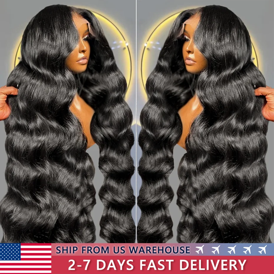 32inchová vlna tela 13x4 13x6 HD Lace Front Human Hair Parochne 4x6 5x5 bez Glueless Parochňa pripravená na nosenie brazílskej čipky pre ženy pre ženy