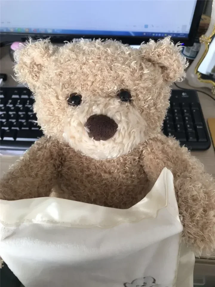 33 cm plachý medveď skryť hra hľadajte plyšovú hračku vypchatú zvieraciu hudbu Hudba Elektrický hudobný rozhovor peekaboo medveď narodeniny vianočný darček