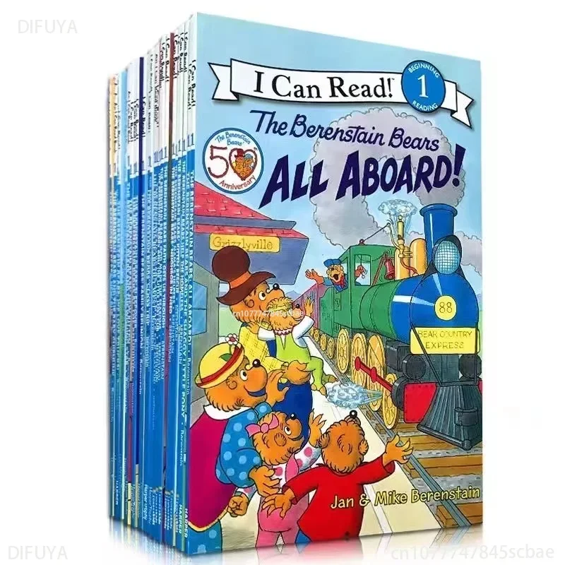 34 ks/set The Berenstain Bears Angličtina Picture Book Children Dieťa Slávny príbeh Tales Eary Education Vek 3-8 rokov