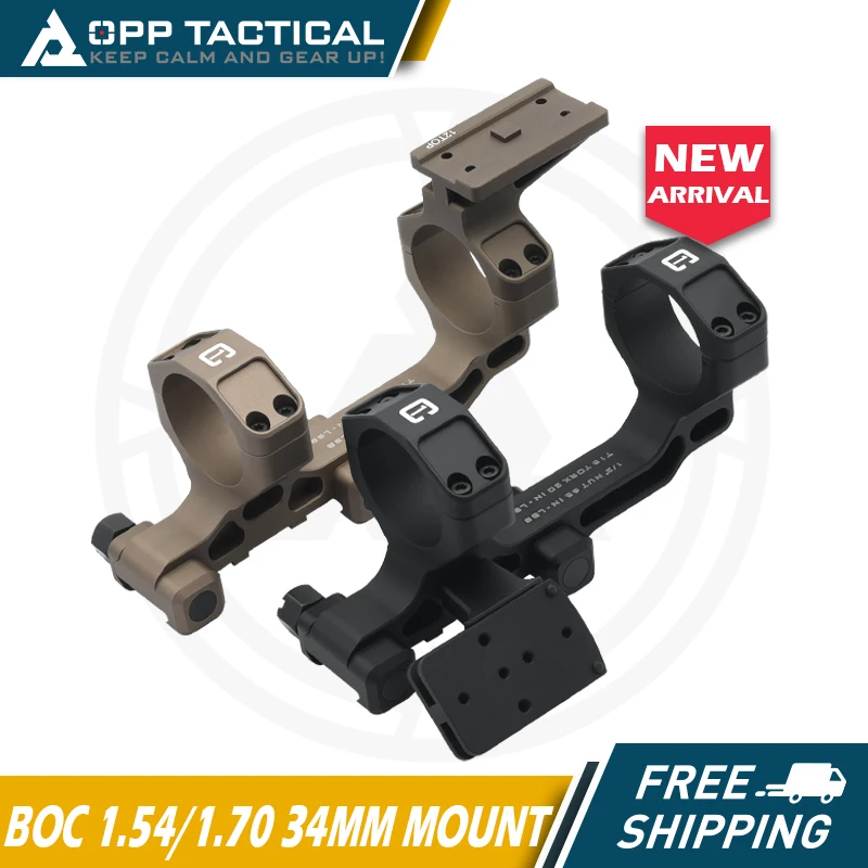 34 mm trubica Airsoft Wargame Hunting Tactical C1 Modulárny puškový držiak 1,54/1,70/1,93 palca s posunutím/horná červená bodka