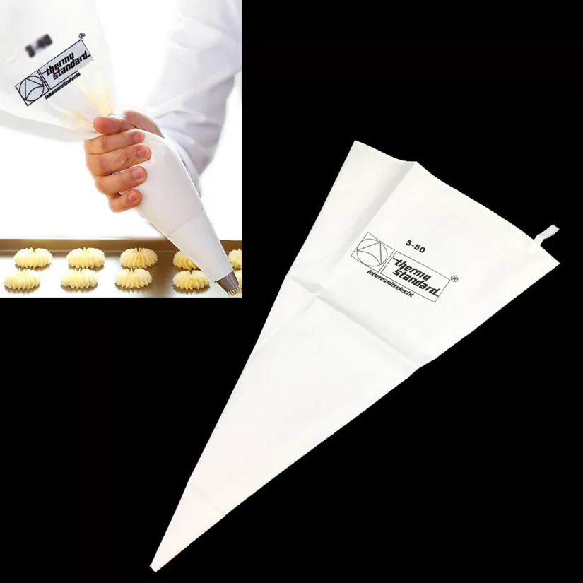 35/40/45/50/55/60 cm 100% bavlnená krémová pečivo na pečenie vrecko na pečenie Cooking Tort Tools Tach potrubie