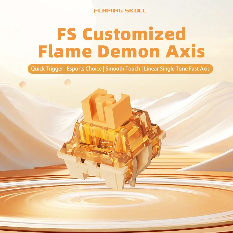 35/70 PCS FS FLAME DEMON AXIS HAFT Spínačy pre domácich majstrov hier Mechanické klávesové príslušenstvo 5 kolíkov