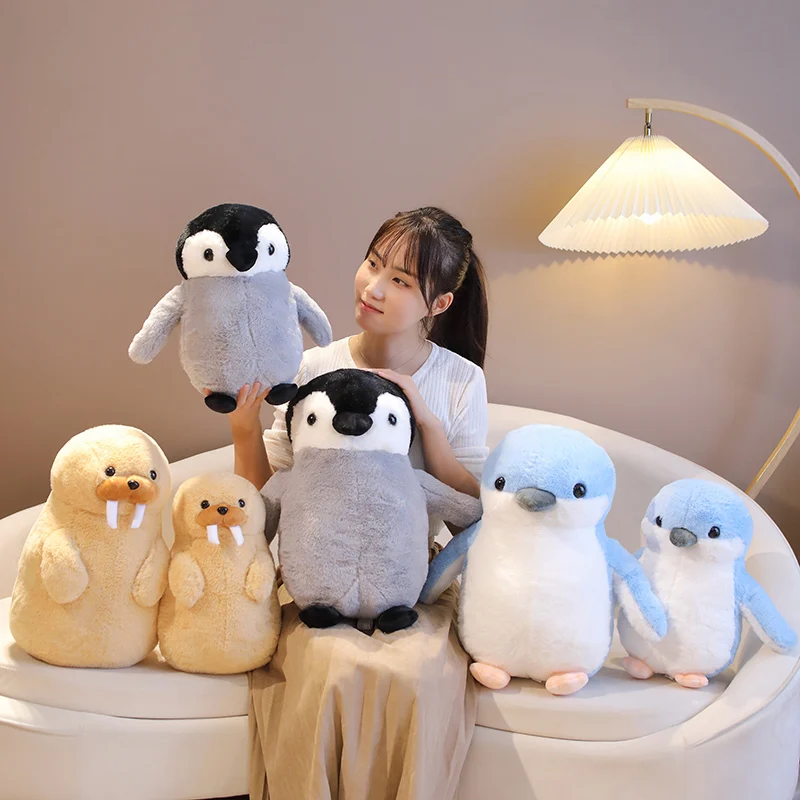 35 cm mrus Penguin plyšový vankúš plnené bábiky kreatívne narodeniny darček pre zvieracie hračky