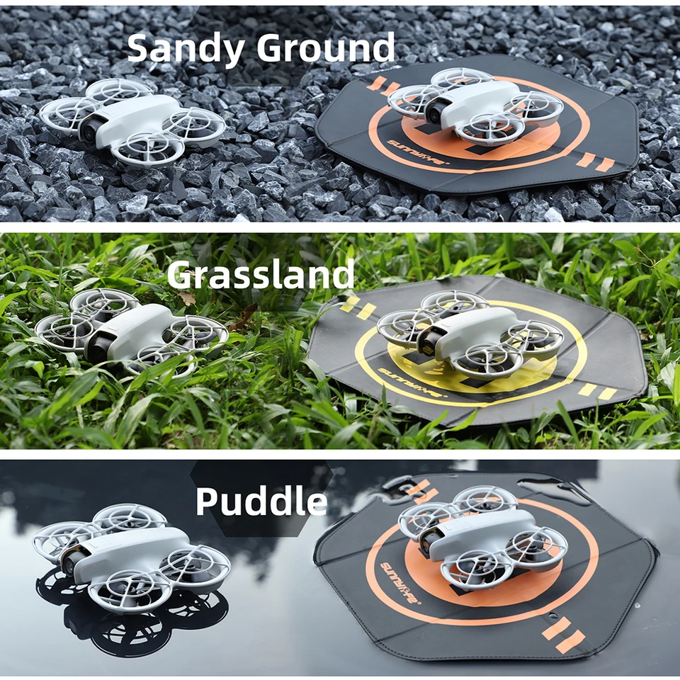 35 cm skladacia pristávacia rohož obojstranný skladací robot pristávací podložka nepremokavá pristávacia podložka pre dji neo/mini4pro dron