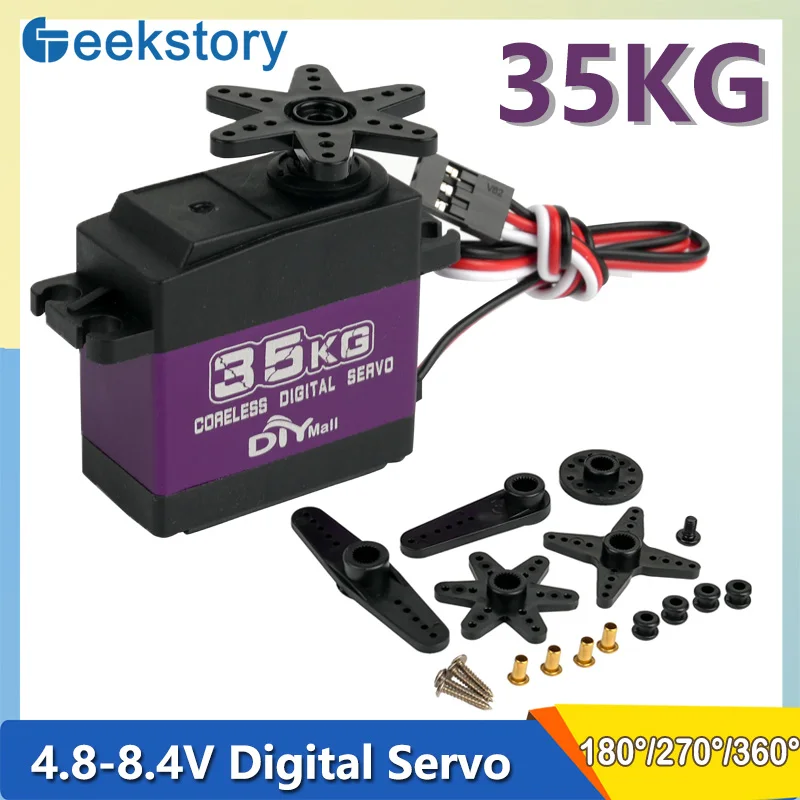 35 kg.cm digitálny servo -coreless motor Metal Gear Standard Servos DIY diely pre RC Helikoptéry automobilov diely nákladného automobilu Model lode