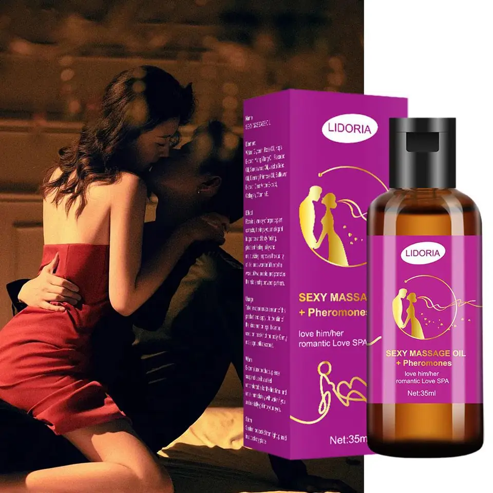 35 ml sexy mužov Ženy masírujú éterický olej prírodný feromón relax stres Spa Romantické vylepšujú príťažlivosť starostlivosti o pleť J9S7