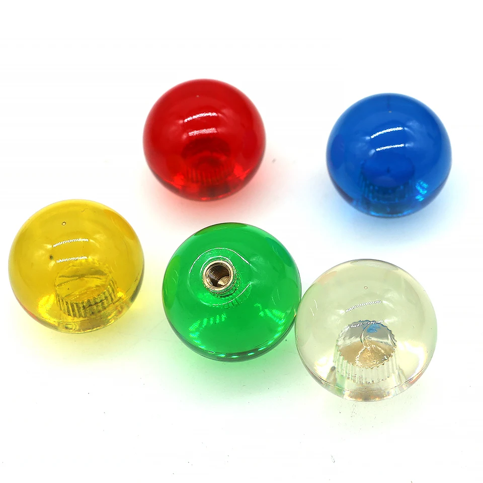 35 mm joystick horná guľa Bubble Crystal Balltop Topball M6 gom