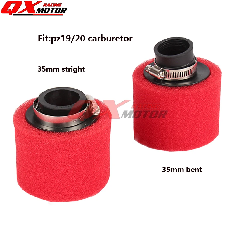 35 mm vzduchový filter pre nečistoty ATV Pit Pitbike Motokros Motocykle karburátor 110cc 125 ccr CRF50 XR50 CRF Kayo