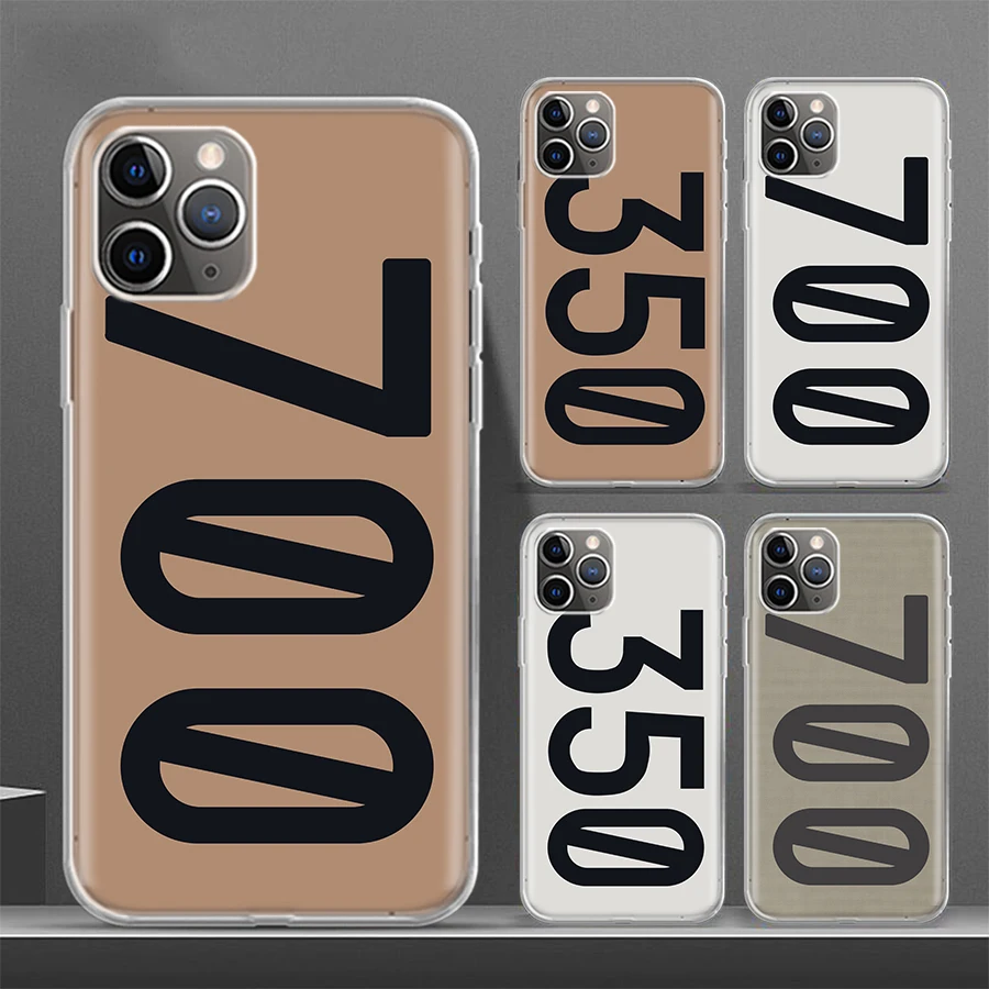 350 700 Yeezy Design Puzdro pre iPhone 16 15 14 plus 12 13 Pro Max x xs 8 7 SE + Soft Fundas Coque Shell Cover 15 +