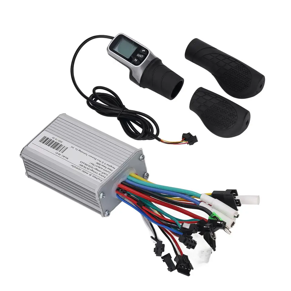 350 W súprava konverzie elektrického skútra-24V/36V/48 V regulátor, LCD meter a rukoväte pre aktualizáciu e-bicyklov