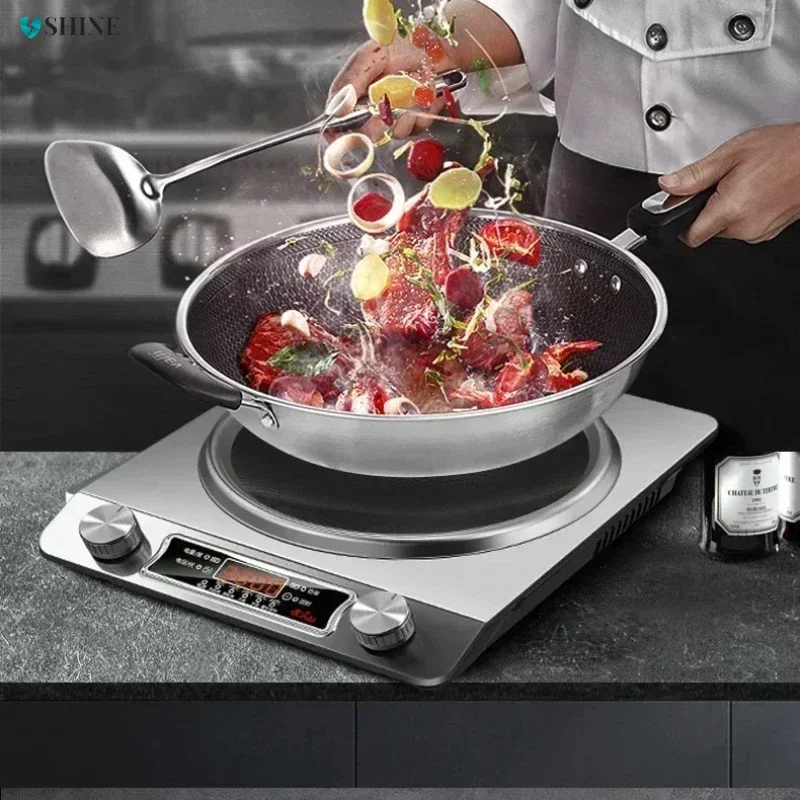 3500 W High -Power New Conve Induction Cooker. Domáca inteligentná nová vysokohorská miešavačka pre smažená sporák pre reštauráciu.