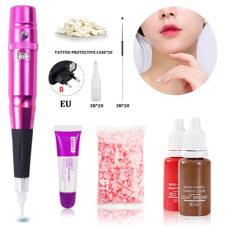 35000R/m tetovanie Trvalé make -up pero stroj obočie make -up mikroblading obočie na pery