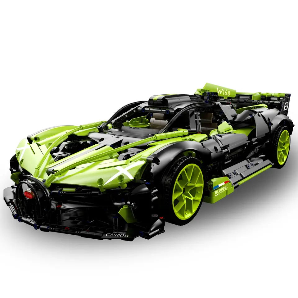 3588pcs MOC 1: 8 BUDOVANÉ BLOKY RACING CAR Super Sport Bolide Car Model Model Model pre deti pre deti dospelý vianočný darček