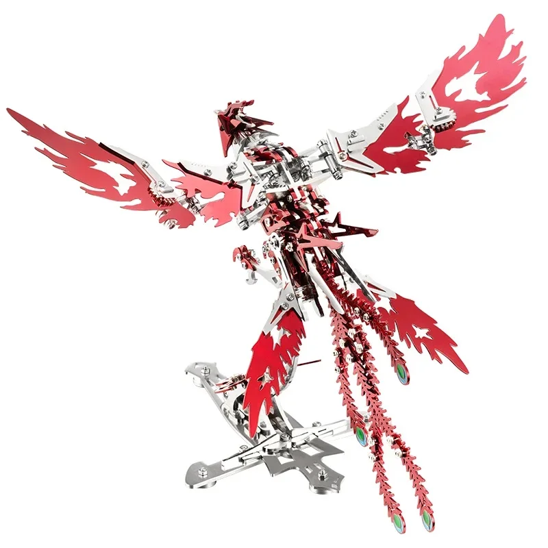 358ks 3D puzzle Phoenix Metal Building DIY Model Model MECHANICKÉ PUNK KIDKÉ HORKY BUDOVANIE ZADARMO