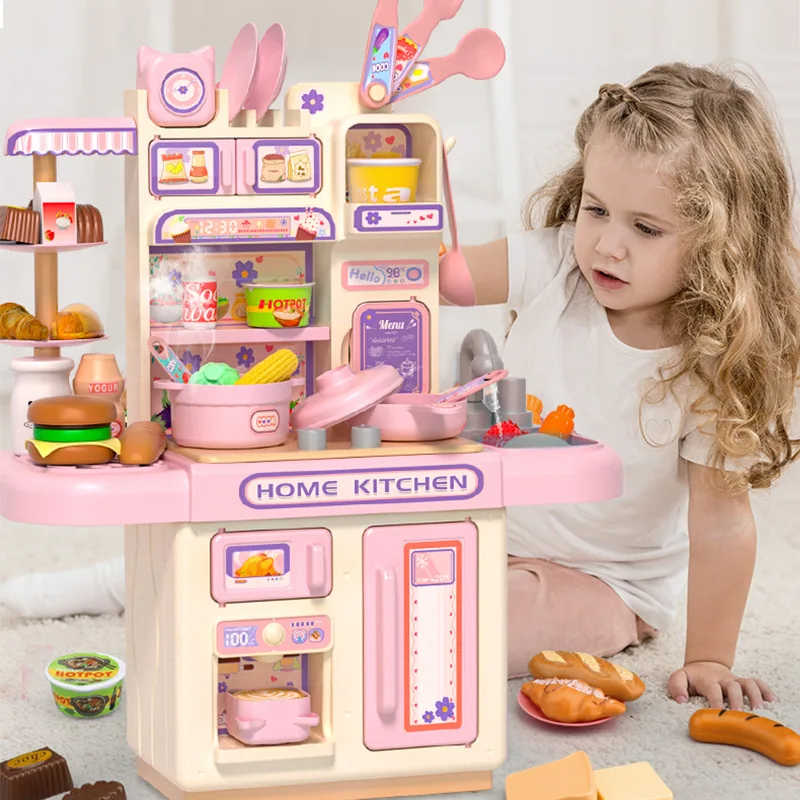 36 cm deti hrajú simulačný dom kuchynská hračka set puzzle interakcia milostný výcvik detské dieťa mini dievča varenie chlapci darčeky