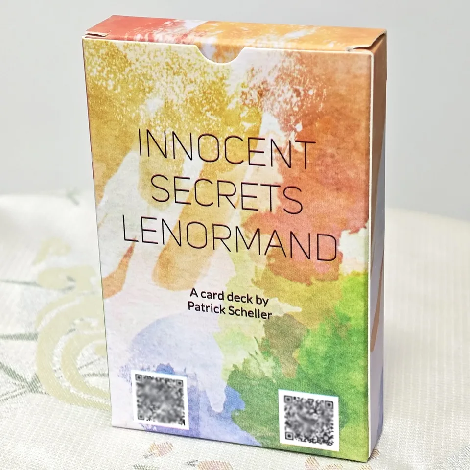 36 ks kariet 9*6cm Innocentné tajomstvá Lenormand Soft and Ling Faliening vytvorené s jemnou a tečúcou povahou akvarelov