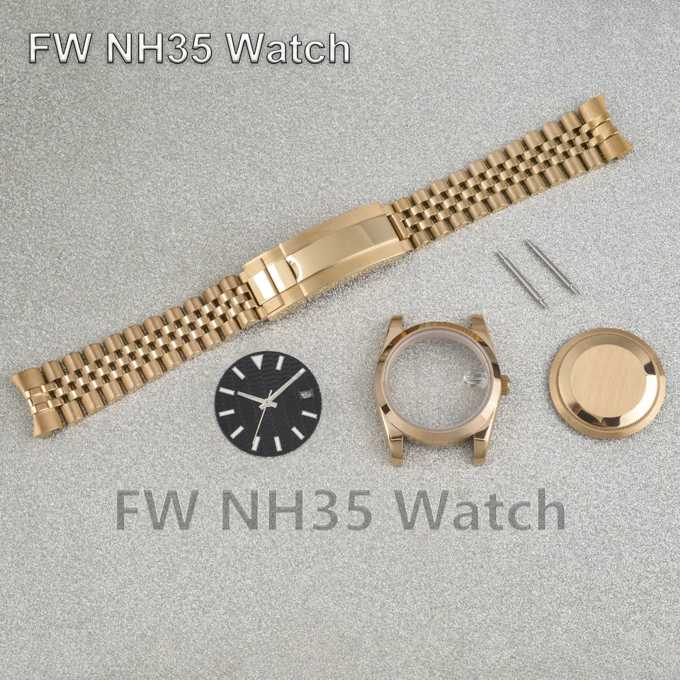 36 mm/39 mm nh35 puzdro Vysoko kvalitné puzdro na hodinky pre DatejustJust DIY DOPLNKY Príslušenstvo Opravy Nástroj Fit NH34/NH35/NH36 Pohyb