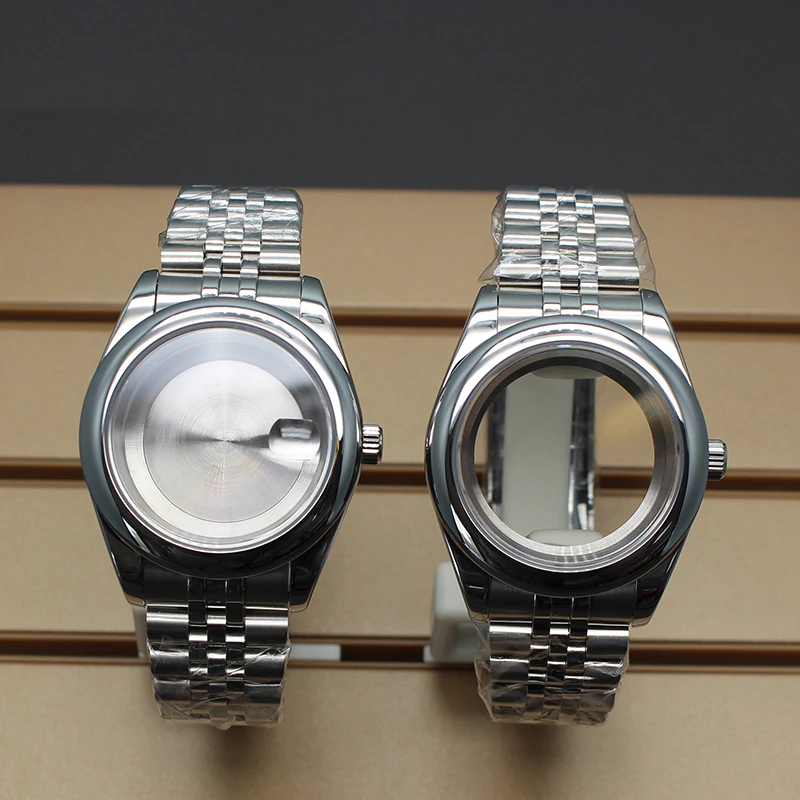 36 mm 40 mm Pánske obaly náramky z nehrdzavejúcej ocele pre seiko NH35 NH36 MIYOTA 8215 Pohyb 28,5 mm
