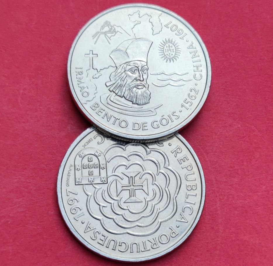 36 mm Portugalsko 1997 100% Real Originine Comemmorative Coin, Originálna zbierka